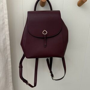 Kate Spade Deep Burgundy Backpack